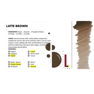 LSB - Latte brown - Sminktetováló  pigment